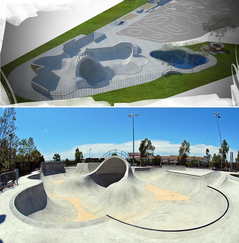The @etniesskatepark was designed to be the world's first carbon neutral skatepark. (photo: @jeffkgipson)