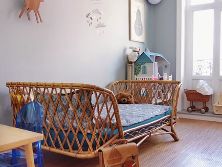 Un style naturel pour une chambre d'enfant