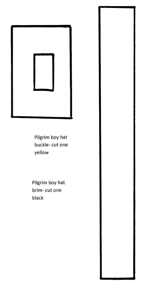 Kidfunideas.com Pilgrim pumpkin Thanksgiving craft pattern
