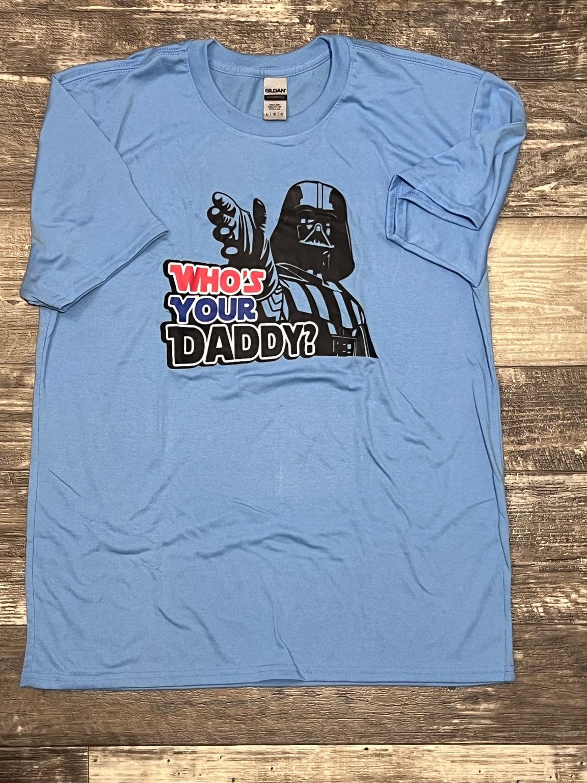 Who's Your Daddy? Space Villain Graphic T-Shirt – Size L