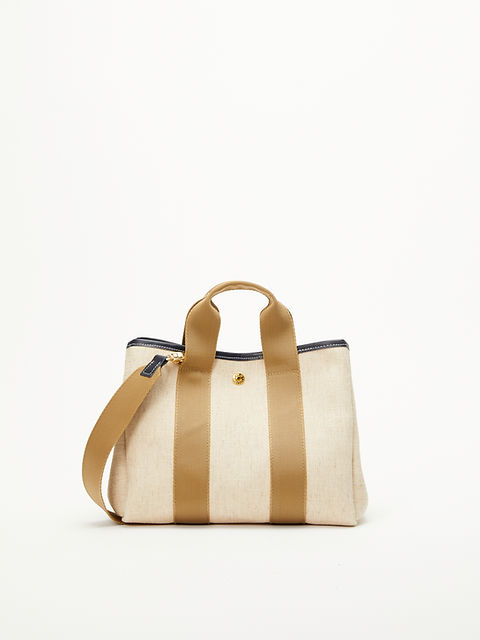 RUE DE VERNEUIL TRAVERSEEトートバッグ(S) TRAVERSÉE S - LINEN BEIGE | Ruedeverneuil
