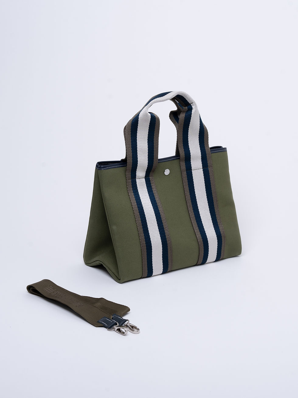 TRAVERSÉE M CANVAS KAKI/SANGLE KAKI/NAVY