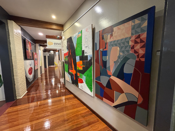 Interior of Plumridge House and B.Lowe Art Gallery