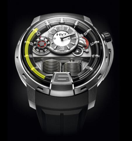 HYT H1 TITANIUM 148-TT-11-GF-LC Watch content media