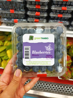 Etiqueta Blueberries