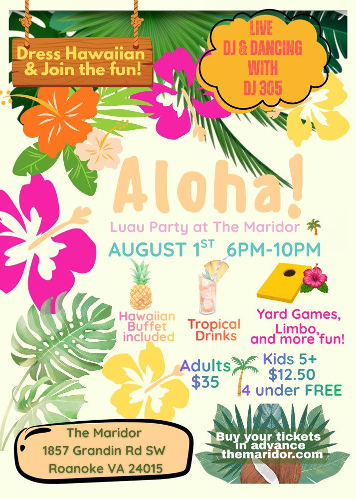 Luau at The Maridor