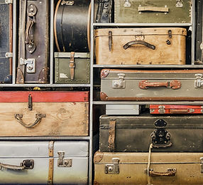 Bagages Vintage étagères
