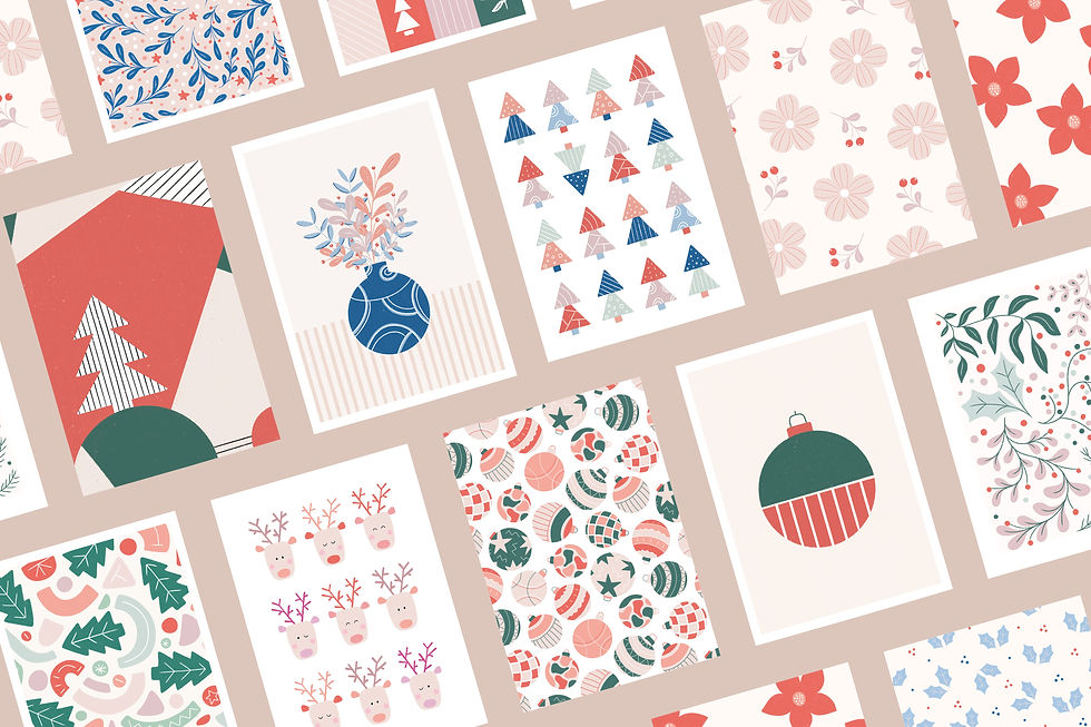 Mockup Cartes de voeux