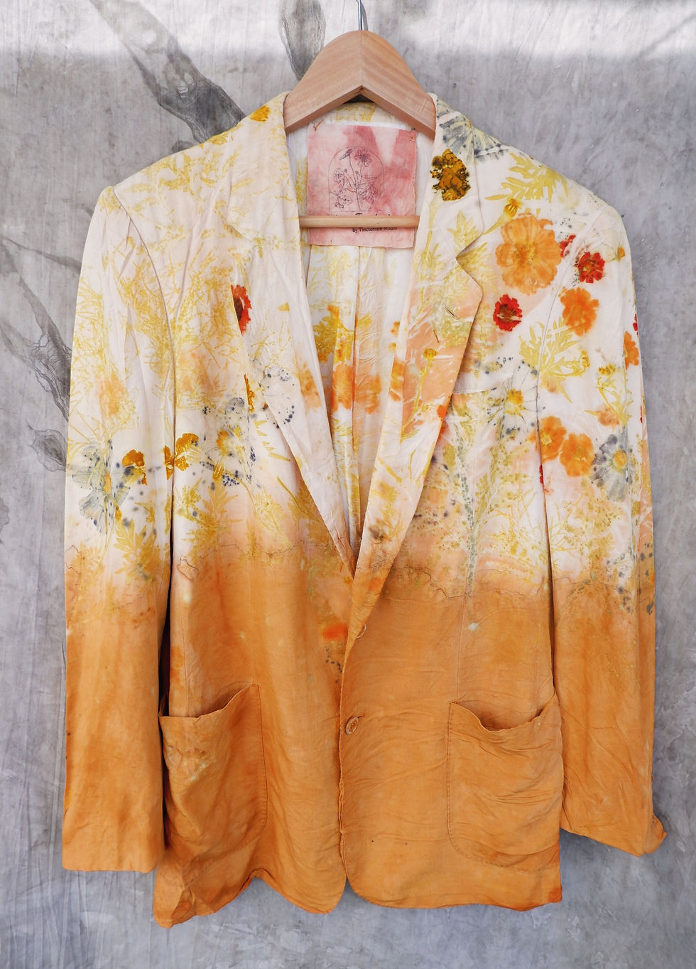 Vintage Silk Summer Jacket Front View