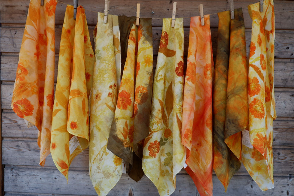 Botanical Silk Scarf @Amazonas Market