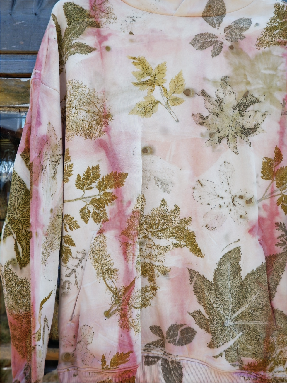 Thumbnail: Spring Hoodie – Dyed & Eco-Printed