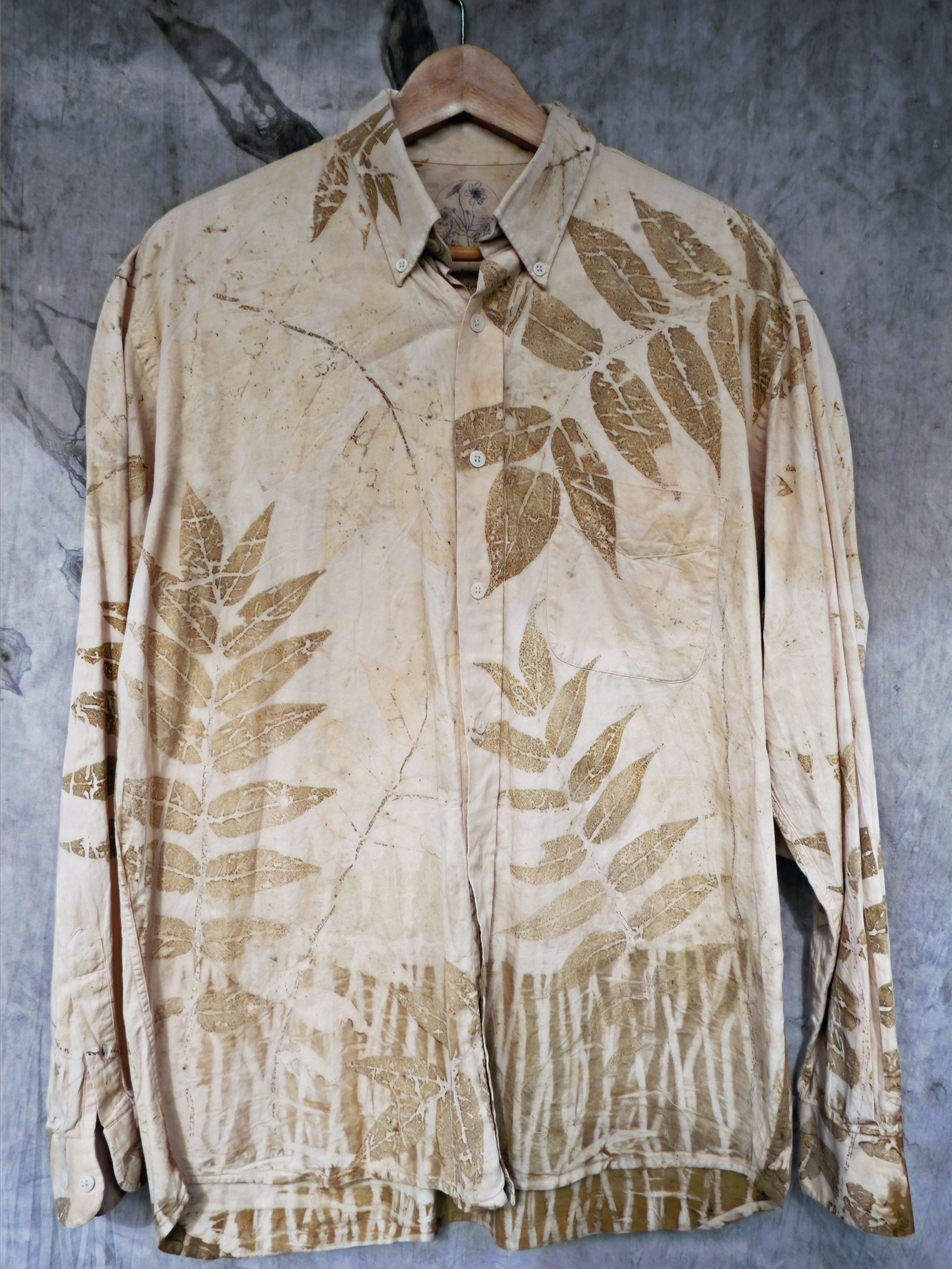 Camisa masculina de manga comprida para o outono - 412