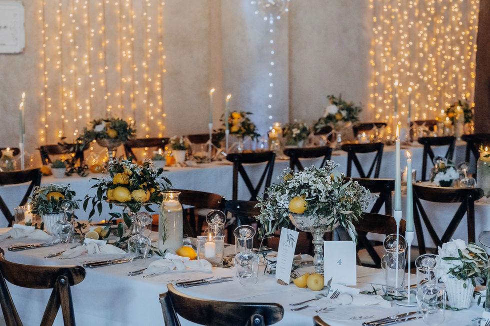 Hochzeit im Toskana-Stil