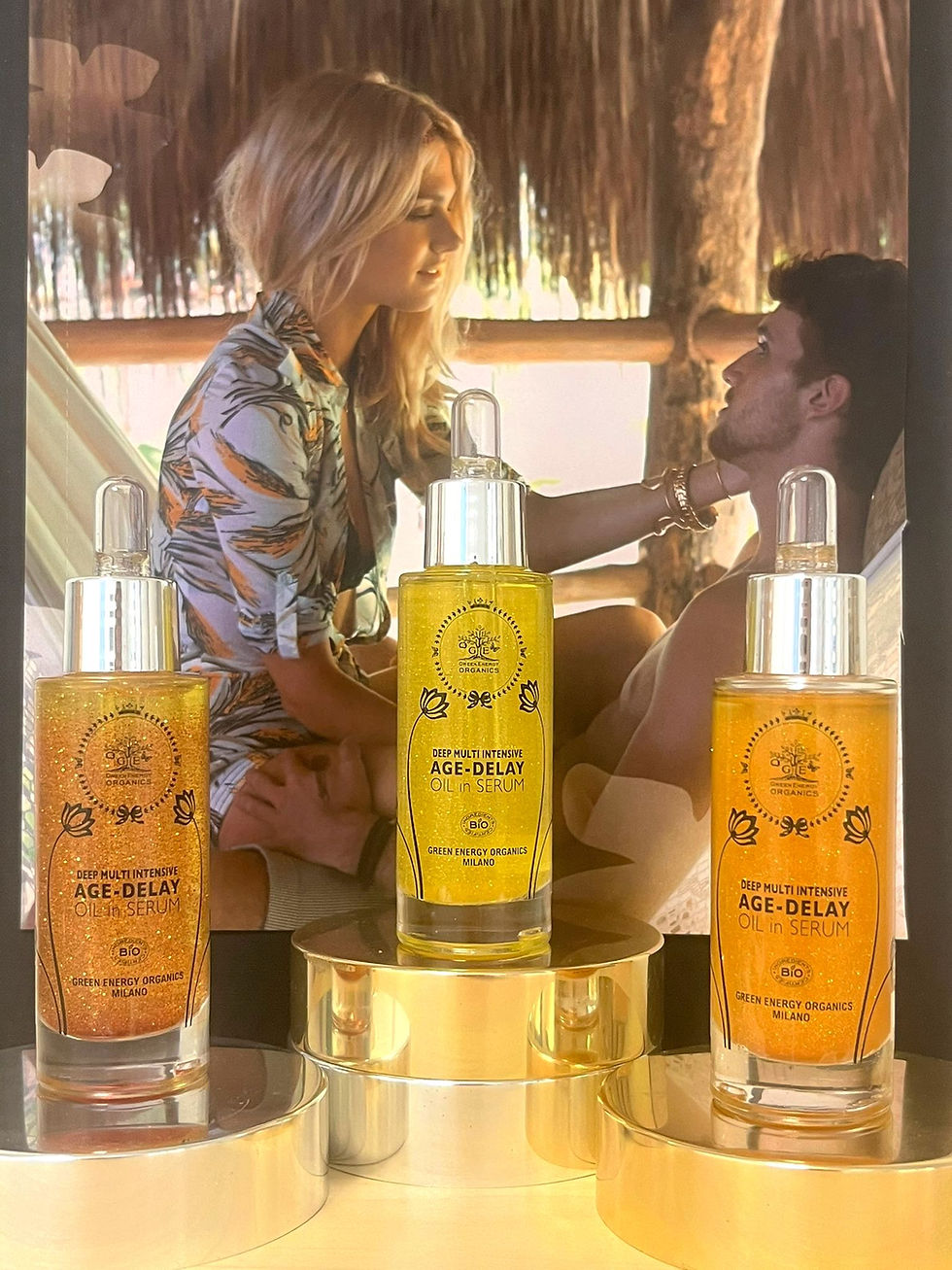 Miniatura: PURE GOLD AGE DELAY SHIMMERING OIL IN SERUM