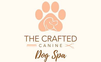 The Crafted Canine Dog Spa logo