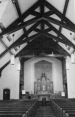 Renovated sanctuary with a new coat of paint and better accessibility.