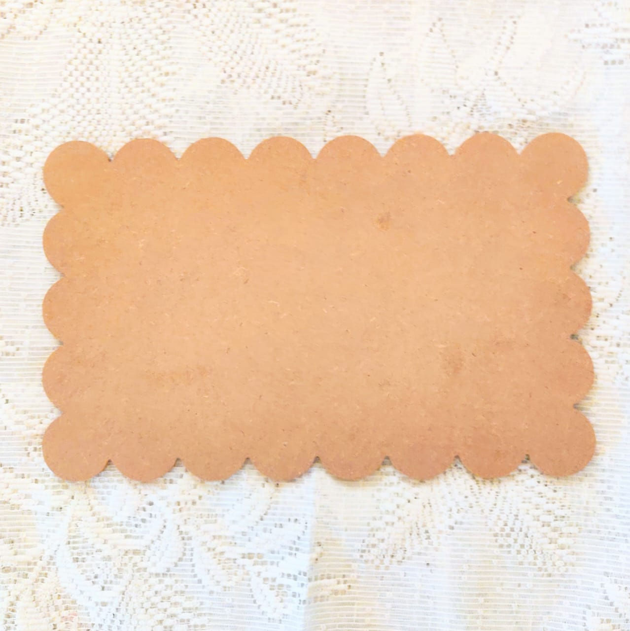 MDF Scallop border rectangle
