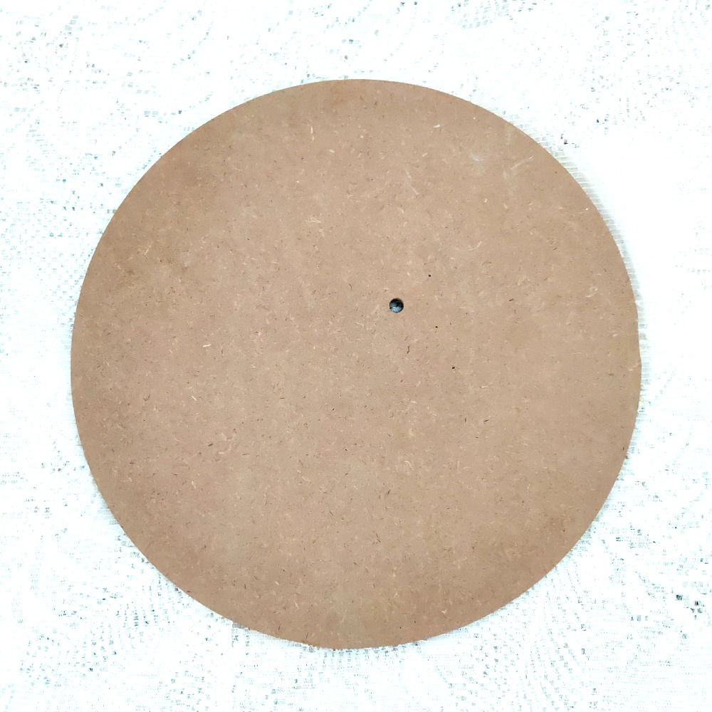 MDF Round base with offset center