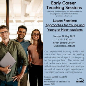 28 May 2023 | NSW| ECT Session: Lesson Planning: Approaches for Young and Young at Heart Students