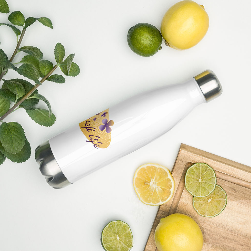 Thumbnail: Live Your Best Soft Life Stainless steel water bottle
