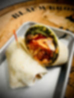 Creamy-Que Chicken Wrap