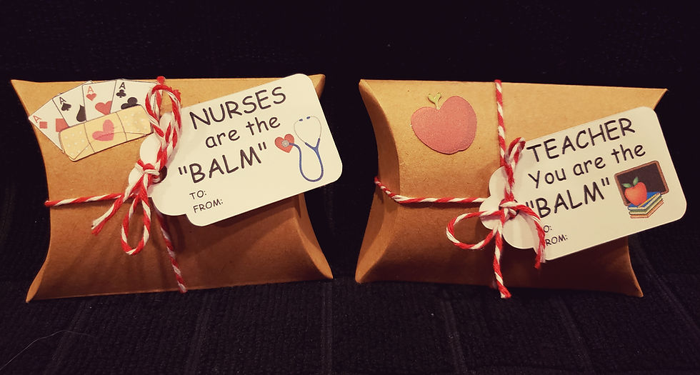 Thumbnail: Lip Balm Gift Boxes (Nurse, Teacher, & Holiday Themed)