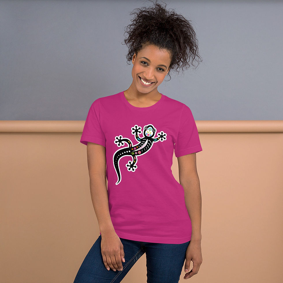 Thumbnail: Dia De Los Muertos Lizard Tally Tee