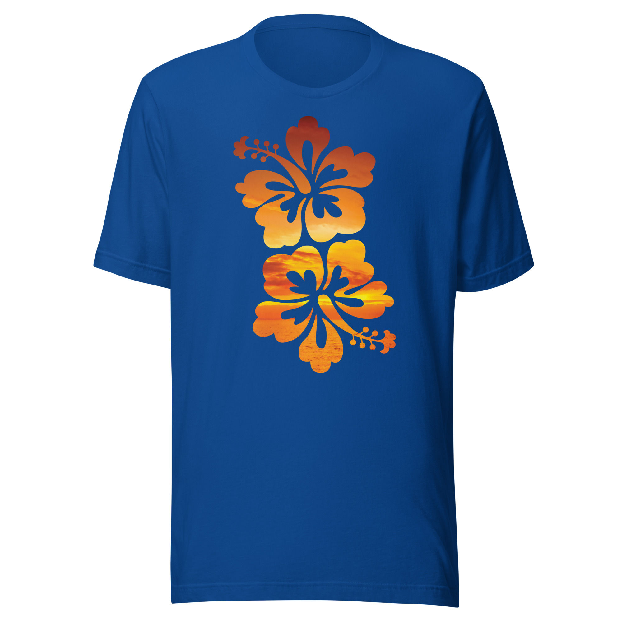 Hibiscus Sunset Tally Tee