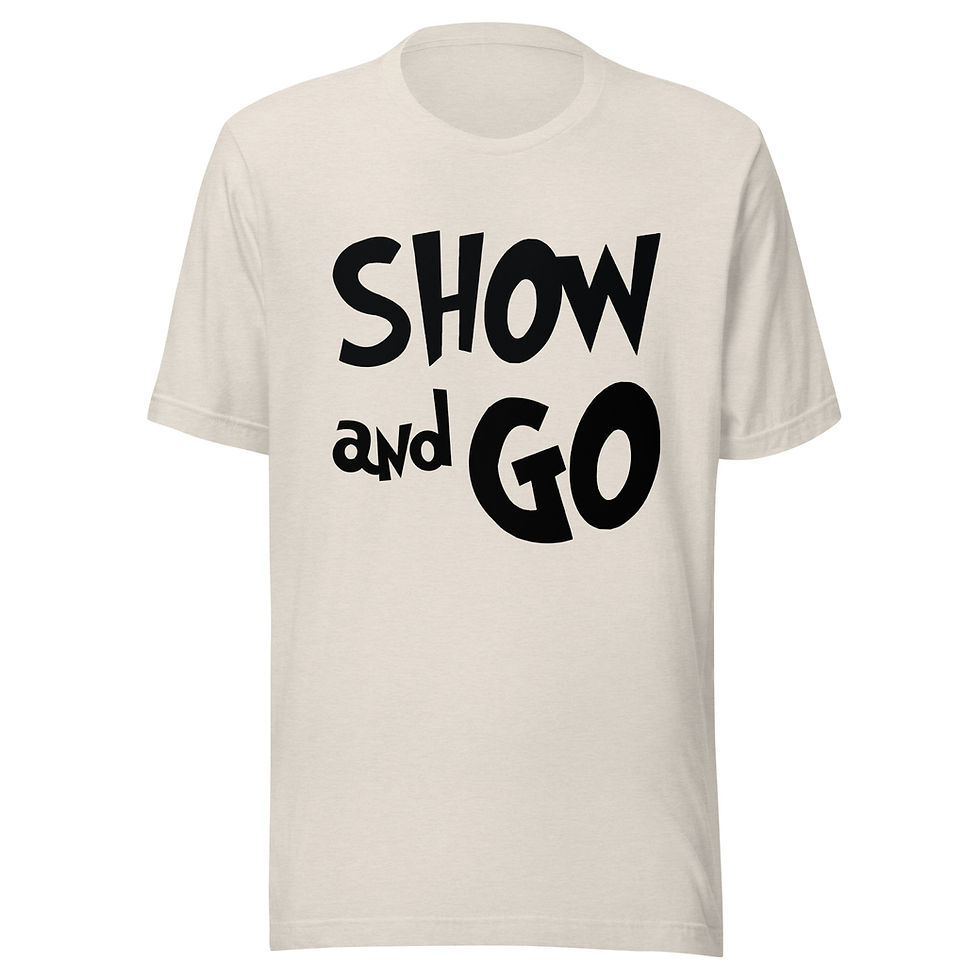 Thumbnail: Black Show and Go Tally Tee