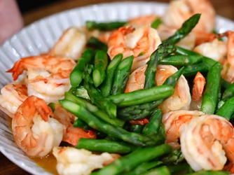 Quick Shrimp & Asparagus Stir-fry