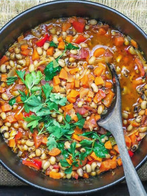 Black-Eyed Peas, Greek Style