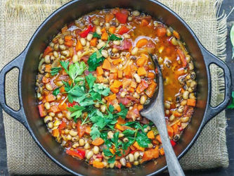 Black-Eyed Peas, Greek Style
