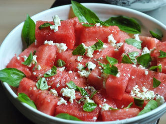 Watermelon, Mint & Feta Salad