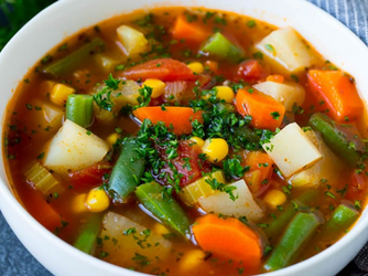 Eat-the-Rainbow Vegetable Soup