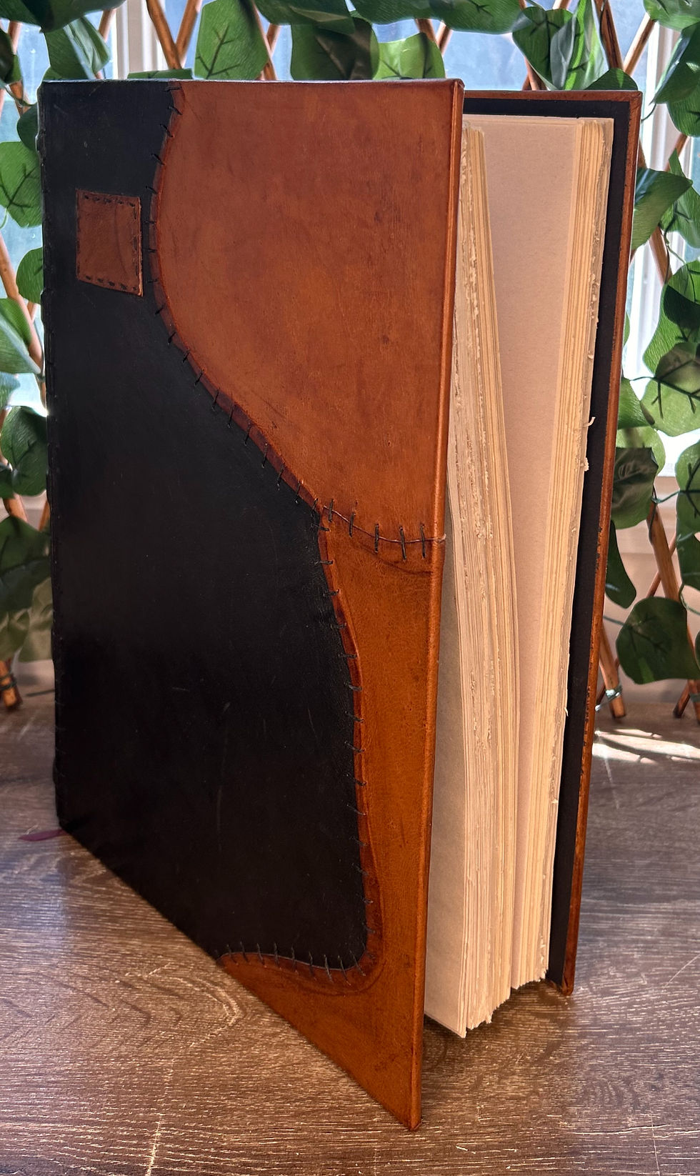 Thumbnail: GIANT Leather Bound Journal