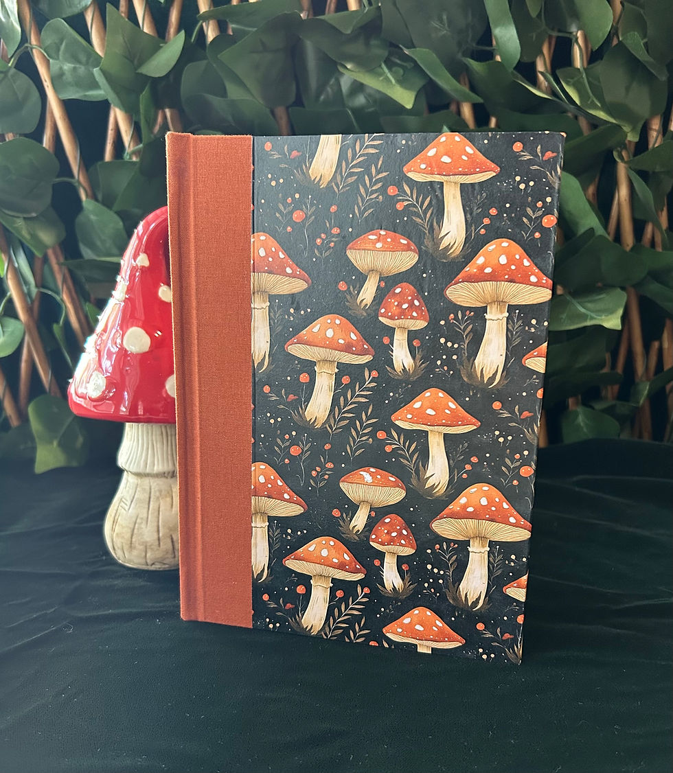 Magical Mushroom Hardcover Journals