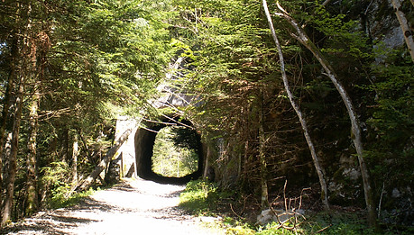 Sentier de la Crémaillère à Aix-les-Bains