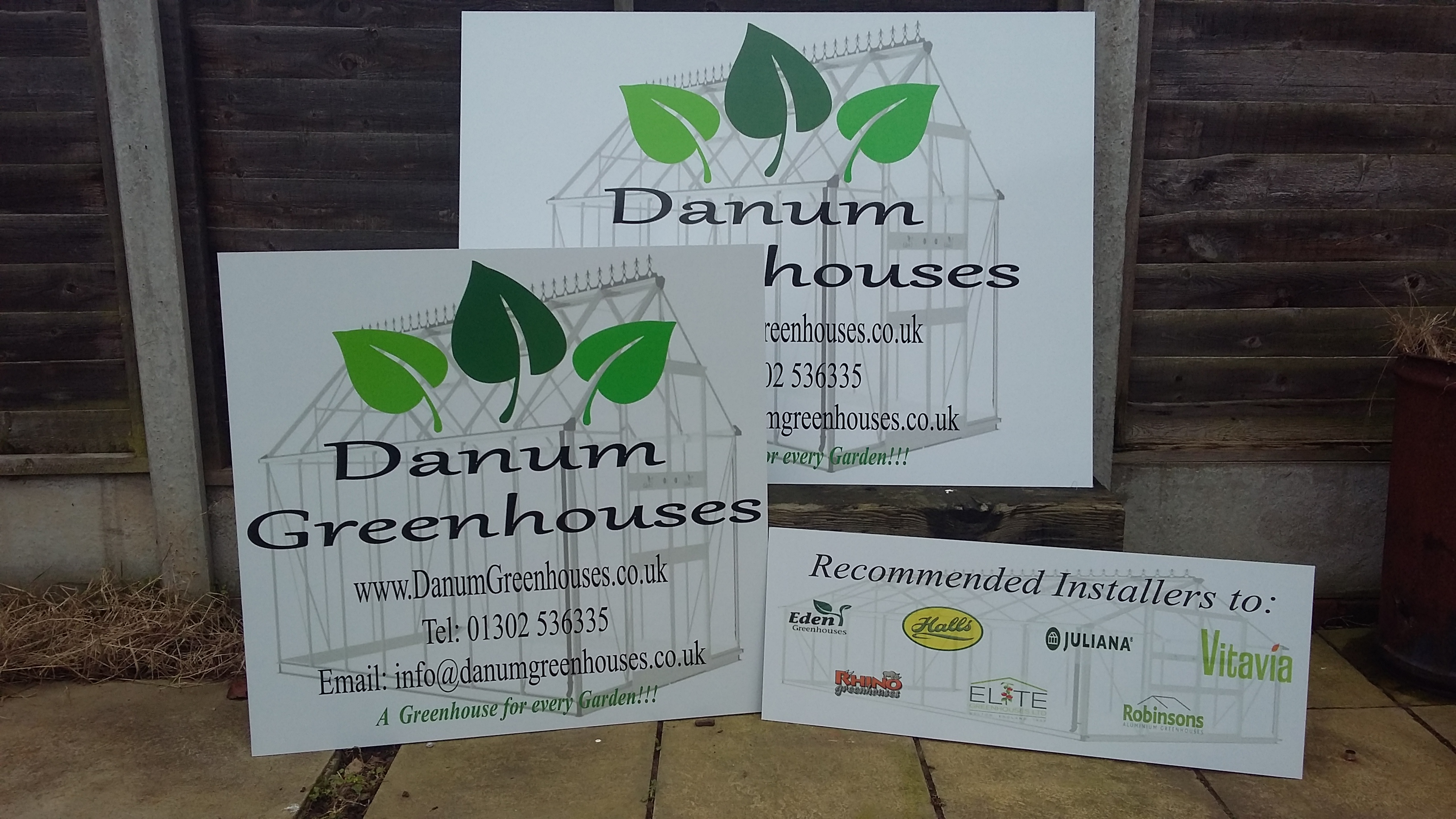 Board mounted vinyl stickers