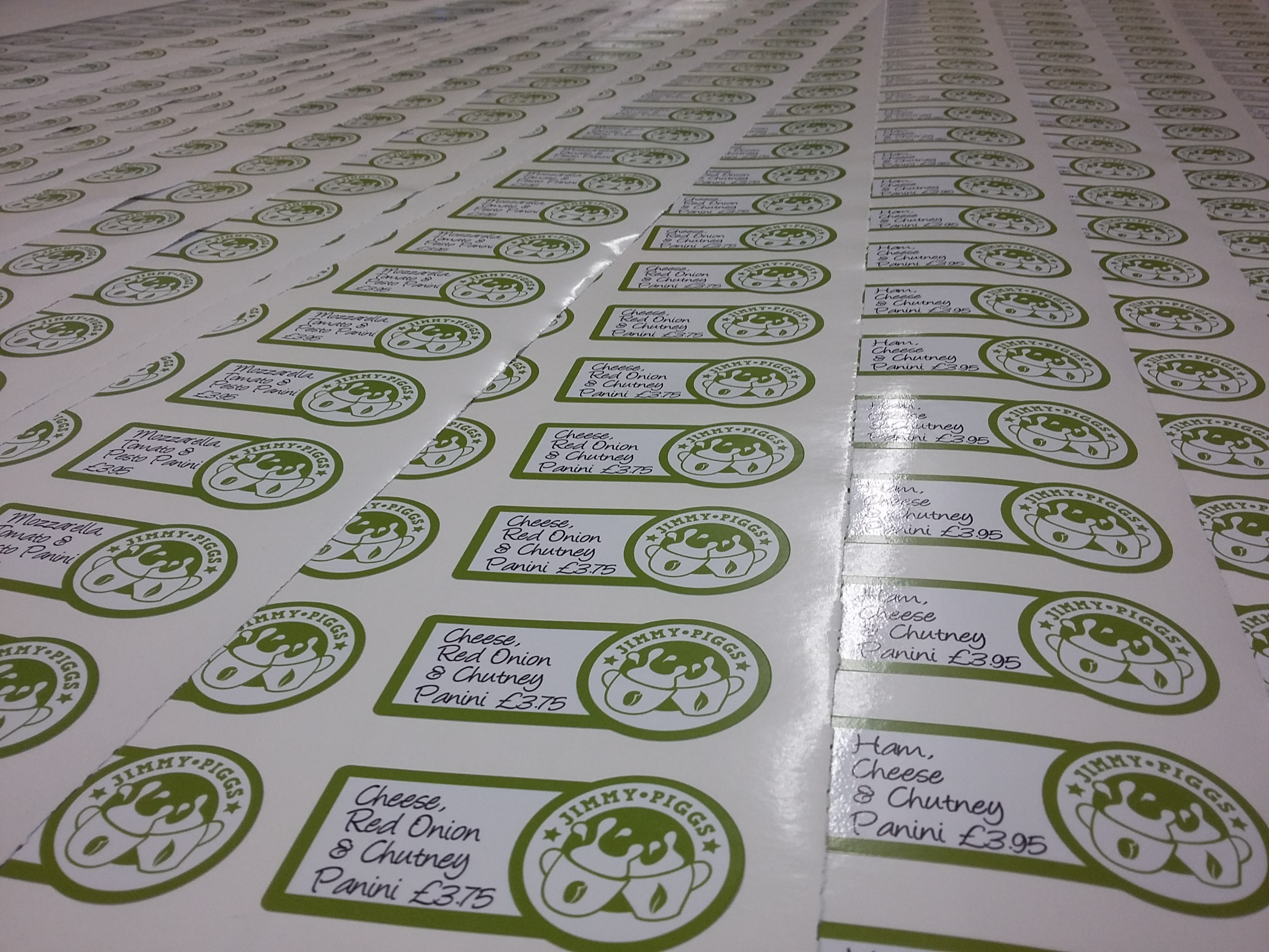 Bespoke cut vinyl stickers