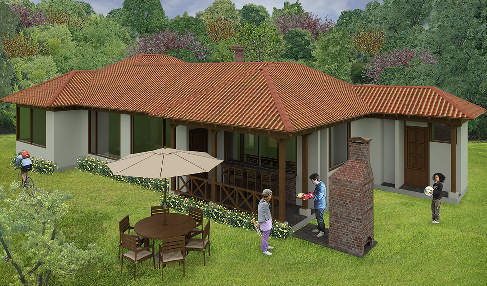 Cómoda casa con 3 alcobas, 3 baños, sala con chimenea, BBQ y horno! 3QE3W-151