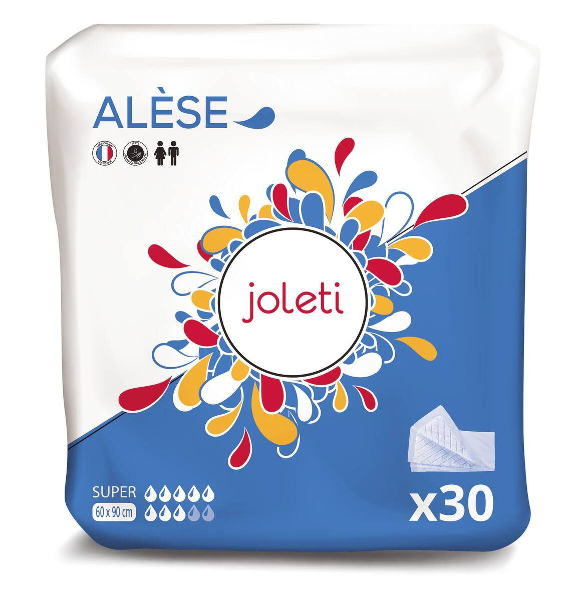 Alèses jetables 60x90cm JOLETI sac30