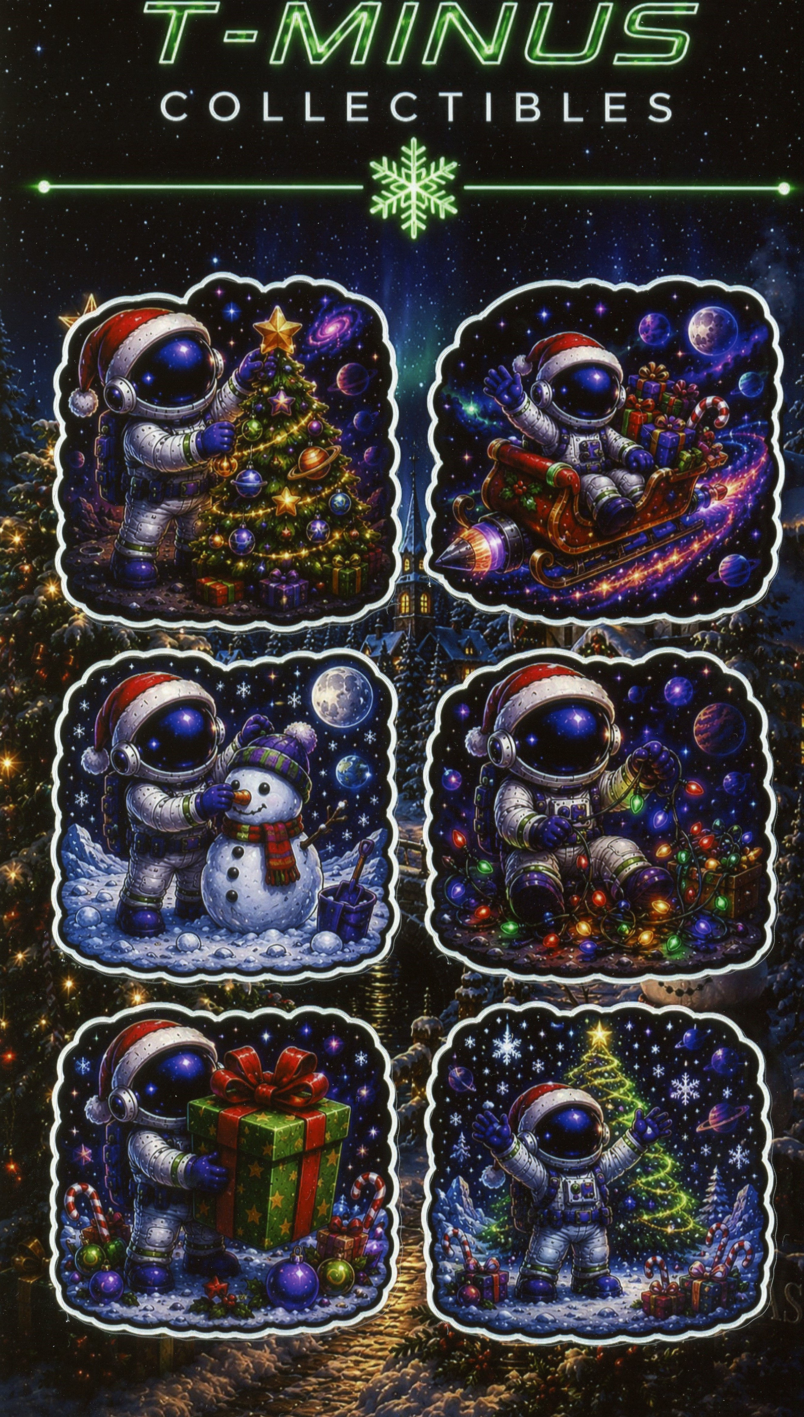 Winter Celebration Sticker Sheet