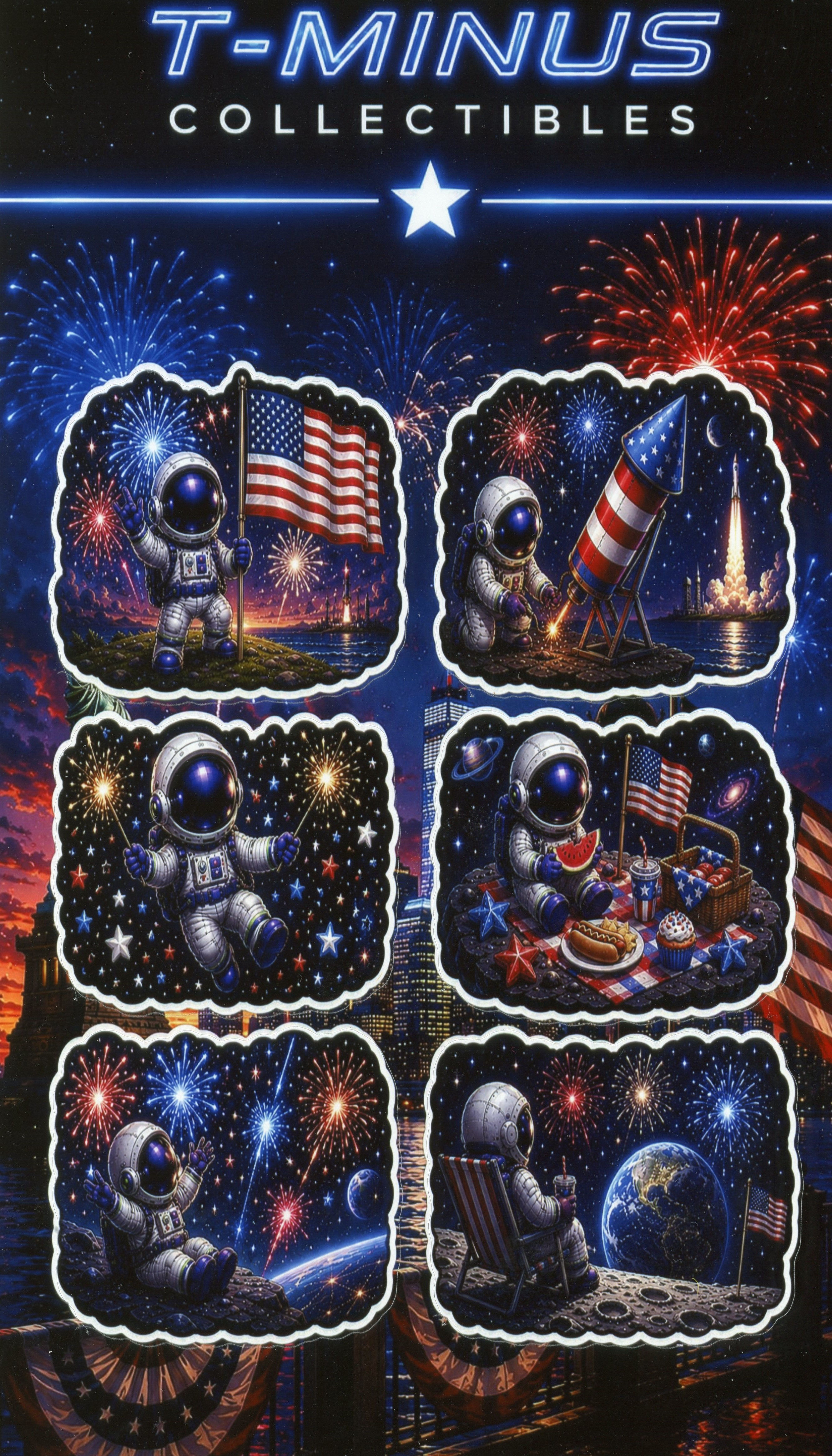 Independence Day Sticker Sheet