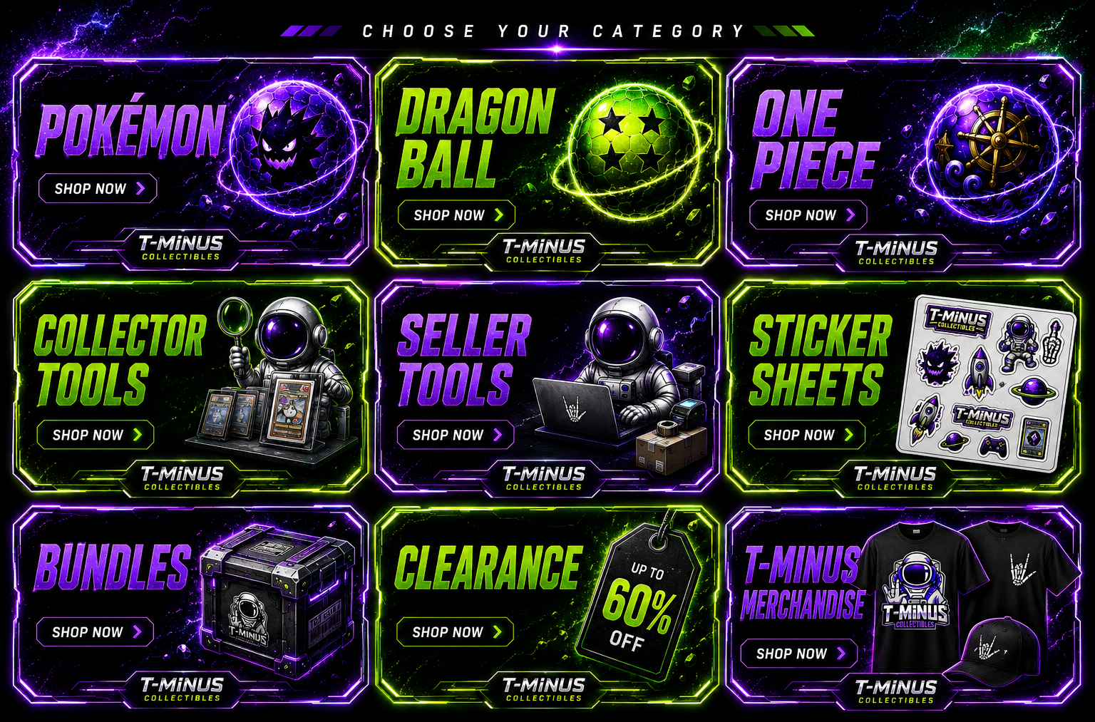 Toxic Galaxy Buttons