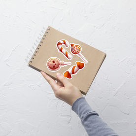 Stickers illustrés sur le thème "Friandise" du défis Inktober/Witchtober 2023