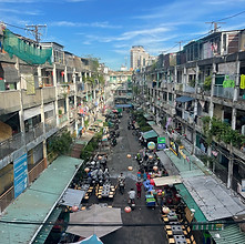 Bustling Saigon residential apartment from above during Saigon Happy Tour neighborhood exploration