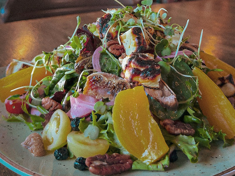 Grilled Halloumi and Beet Salad at Goldwyn's Kemptville
