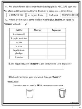 Thumbnail: Explorons les liquides - A French Science Inquiry Resource