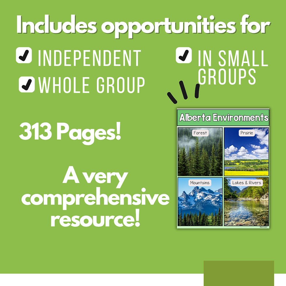 Thumbnail: LIVING SYSTEMS: Needs of Plants and Animals - Grade 1 New Alberta Curriculum