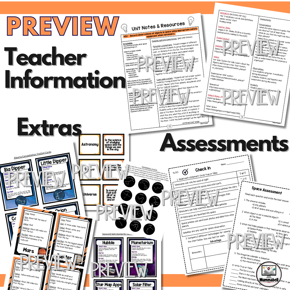 Thumbnail: SPACE Grade 4 New Science Curriculum